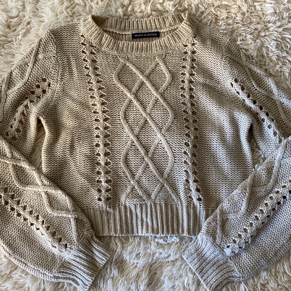 Brandy Melville cropped sweater